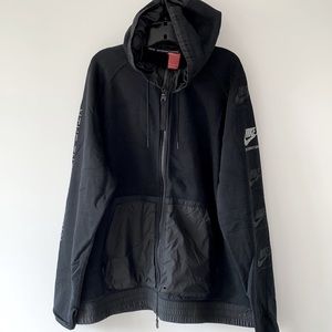 Nike International full-zip black 3XL hoodie